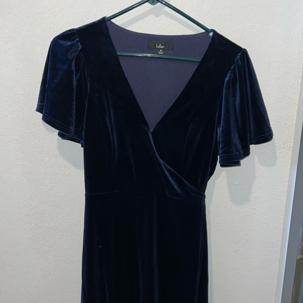 Lulus velvet dress